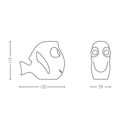 Philips 71768/90/16 - Lámpara LED infantil/2xAAA