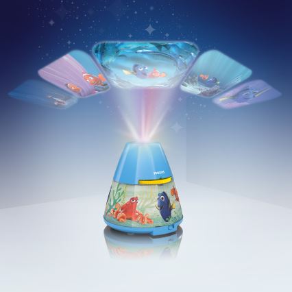 Philips 71769/90/16 - Proyector infantil DISNEY FINDING DORY LED/0,1W/3xAAA
