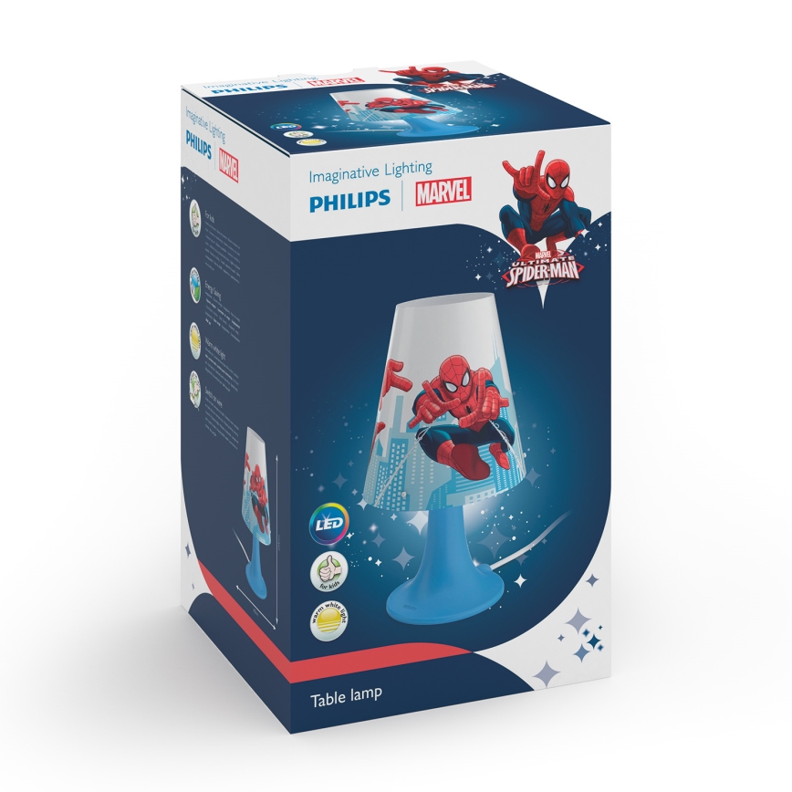 Philips 71795/40/16 - Lámpara de mesa infantil SPIDER-MAN LED/2,3W/230V