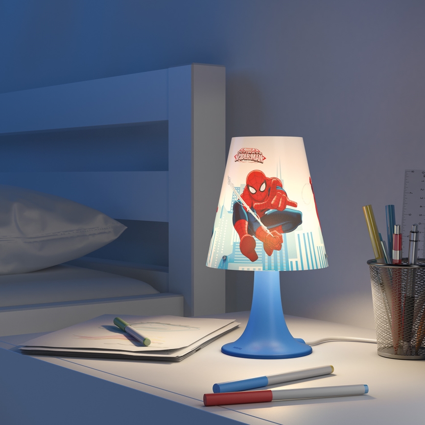 Philips 71795/40/16 - Lámpara de mesa infantil SPIDER-MAN LED/2,3W/230V