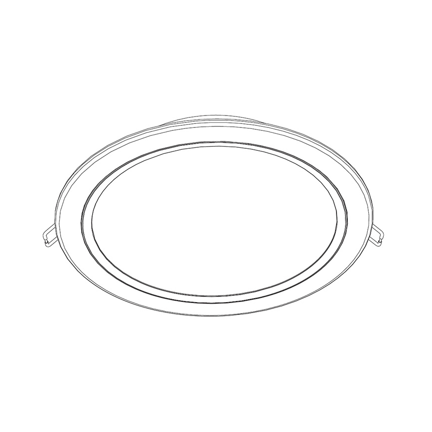 Philips - Iluminación LED empotrada de techo 1xLED/20W/230V