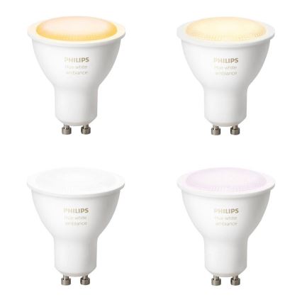 Philips 8718696598283 - Bombilla LED regulable HUE 1xGU10/5,5W
