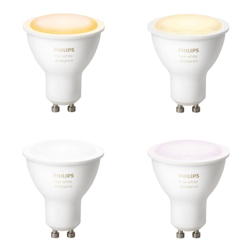 Philips 8718696598283 - Bombilla LED regulable HUE 1xGU10/5,5W