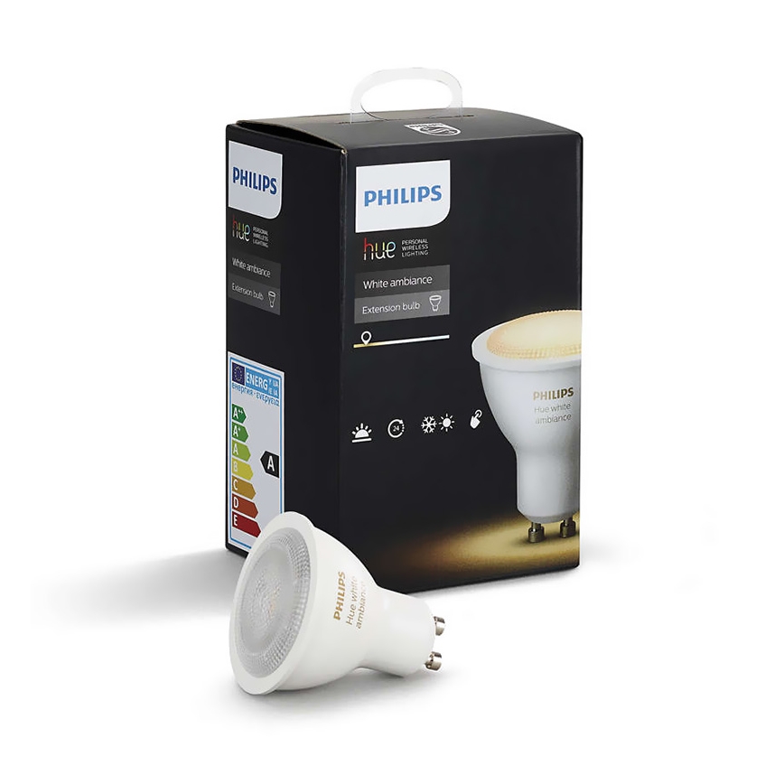 Philips 8718696598283 - Bombilla LED regulable HUE 1xGU10/5,5W