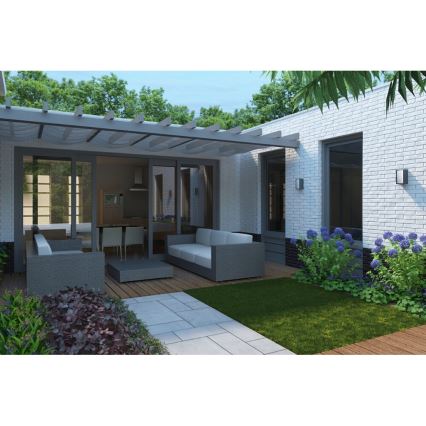 Philips - Aplique de exterior BRIDGE 1xE27/15W/230V IP44