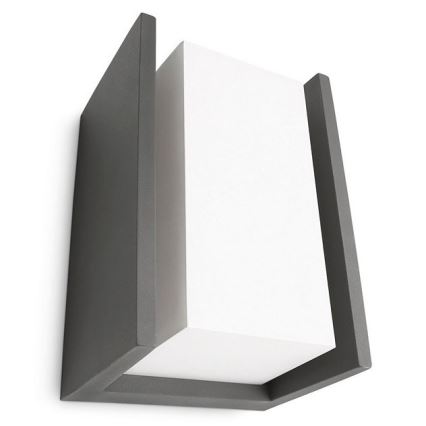 Philips - Aplique de exterior BRIDGE 1xE27/15W/230V IP44