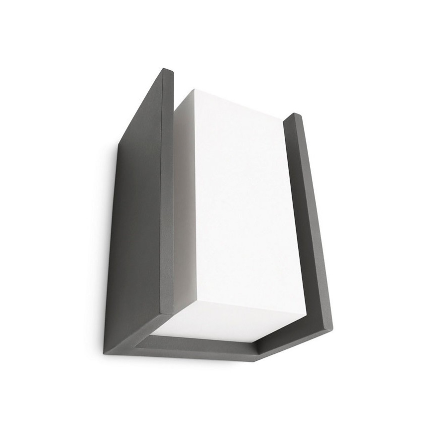 Philips - Aplique de exterior BRIDGE 1xE27/15W/230V IP44