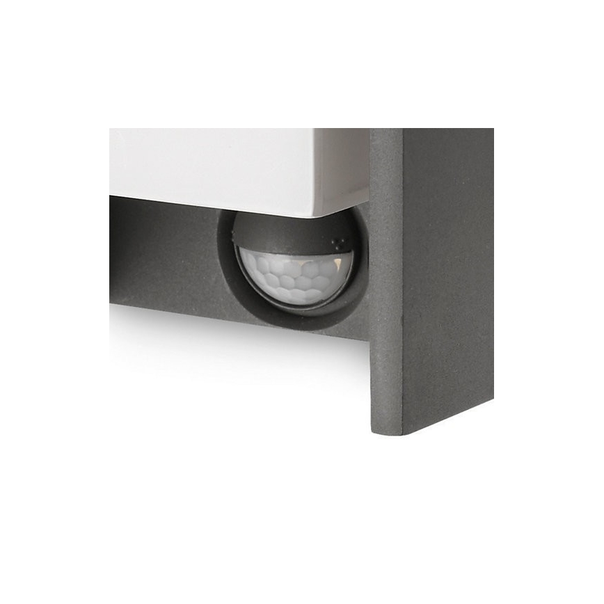 Philips - Aplique de exterior con sensor BRIDGE 1xE27/15W/230V IP44