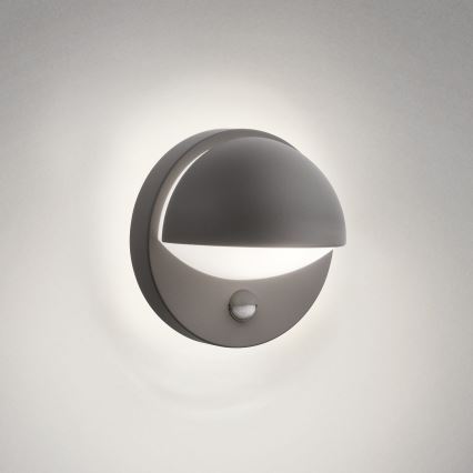 Philips - Aplique de exterior con sensor JUNE 1xE27/12W/230V IP44