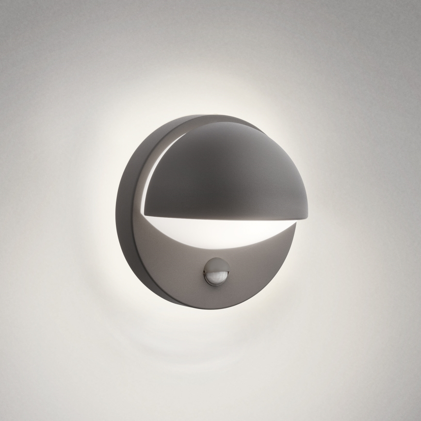 Philips - Aplique de exterior con sensor JUNE 1xE27/12W/230V IP44