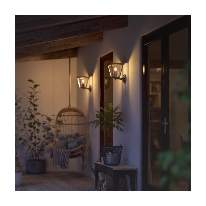 Philips - Aplique de exterior regulable Hue INARA 1xE27/7W/230V Wi-Fi IP44