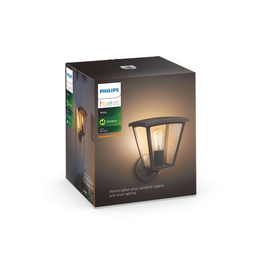 Philips - Aplique de exterior regulable Hue INARA 1xE27/7W/230V Wi-Fi IP44