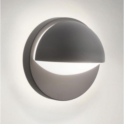 Philips - Aplique de exterior 1xE27/12W/230V IP44 antracita