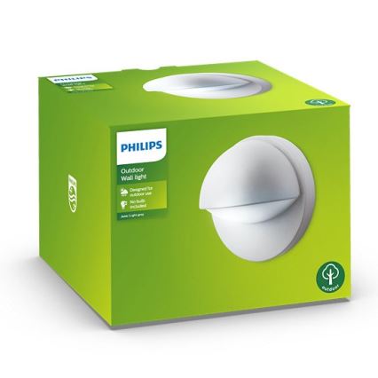 Philips - Aplique de exterior JUNE 1xE27/12W/230V IP44