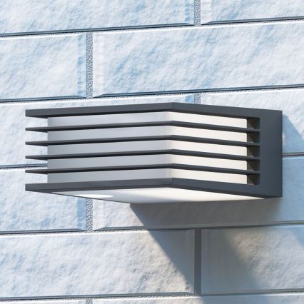 Philips - Aplique de exterior 1xE27/15W/230V IP44 antracita