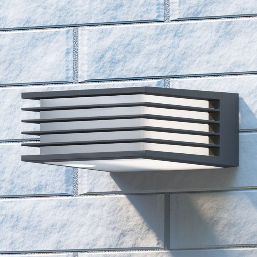 Philips - Aplique de exterior 1xE27/15W/230V IP44 antracita