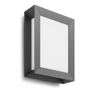 Philips - Aplique de pared exterior LED/6W/230V IP44