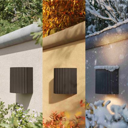 Philips - Aplique de pared LED para exterior ZYRA, 4,3 W / 230 V / 2700 K / IP44