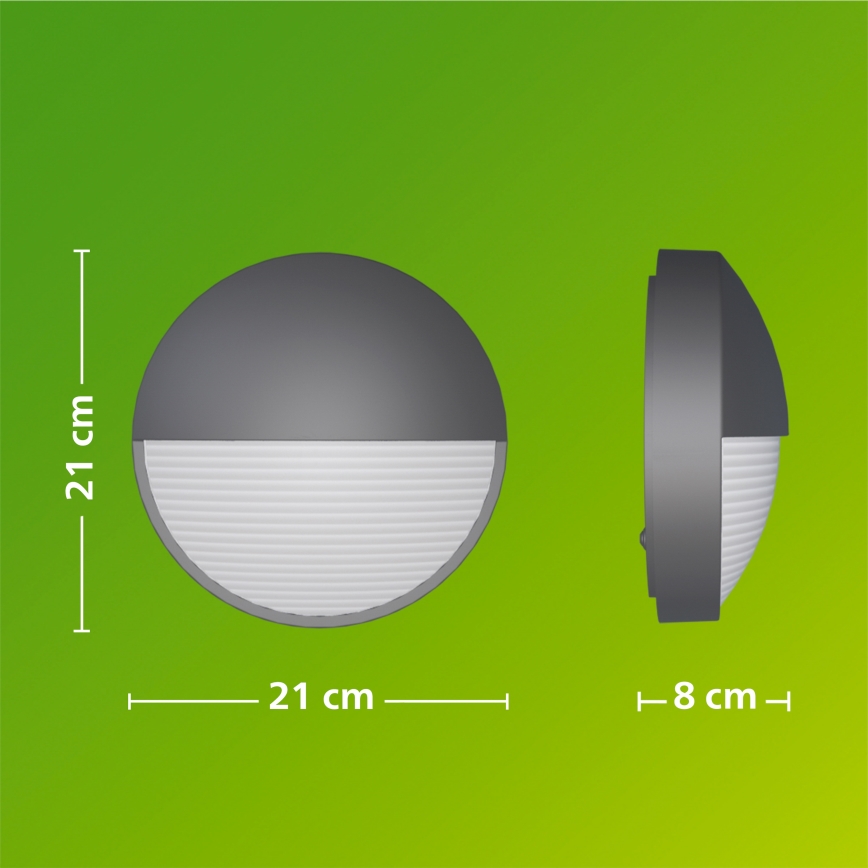 Philips - Aplique de pared para exterior CAPRICORN LED/4,3W/230V IP44