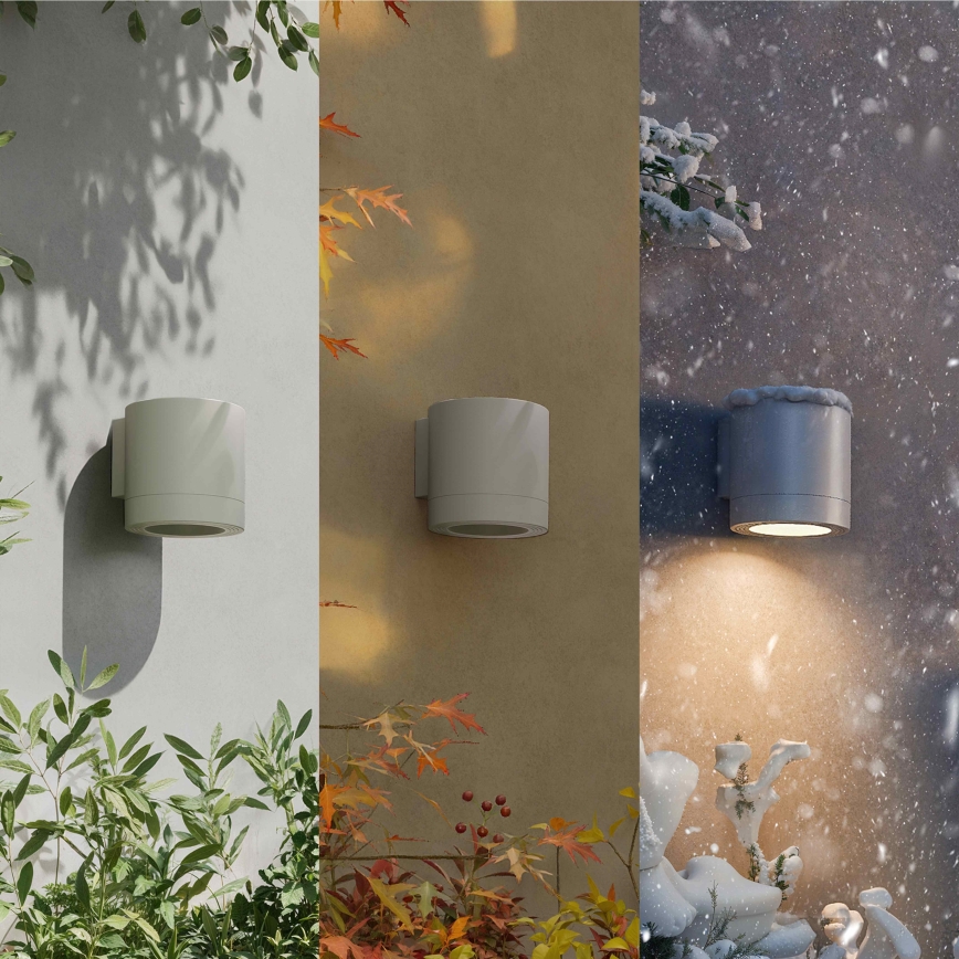 Philips - Aplique de pared para exterior FYLX 1x GU10/5W/230V blanco IP44