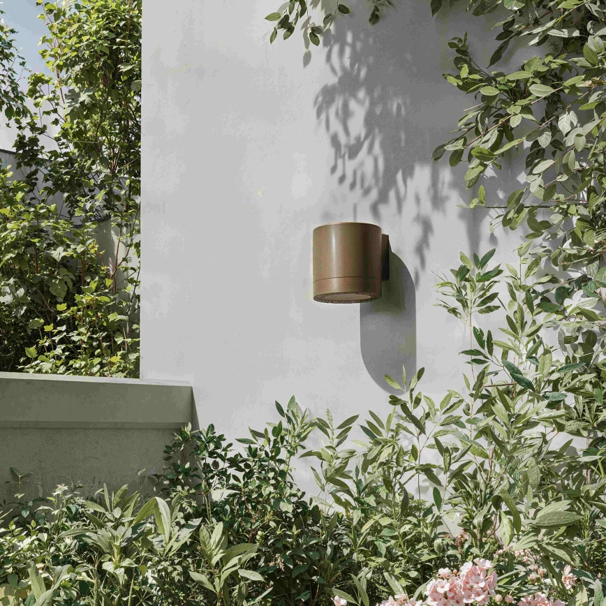 Philips - Aplique de pared para exterior FYLX 1xGU10/5W/230V marrón IP44