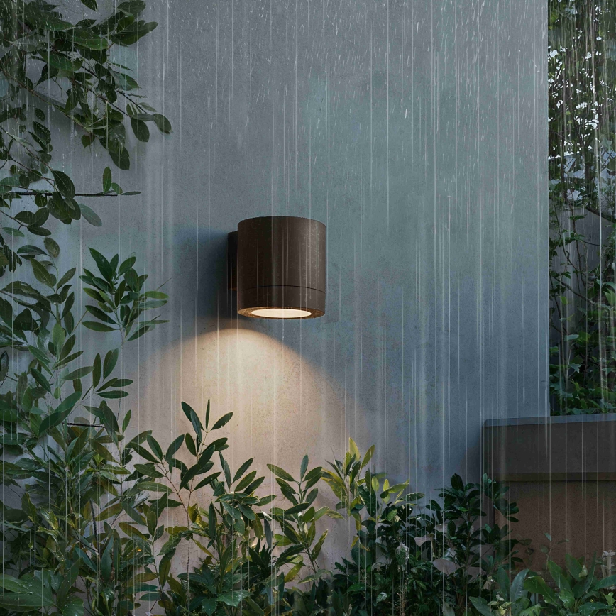 Philips - Aplique de pared para exterior FYLX 1xGU10/5W/230V marrón IP44