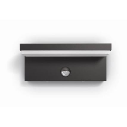 Philips - Aplique LED de exterior con sensor BUSTAN LED/3,8W/230V 4000K IP44