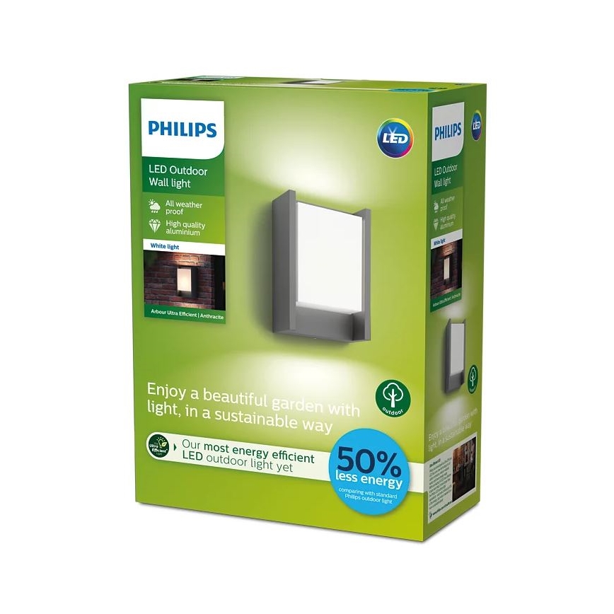 Philips - Aplique LED para exterior LED/3,8W/230V 3000K IP44