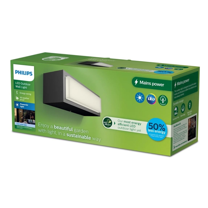 Philips - Aplique LED para exterior STRATOSPHERE LED/3,8W/230V 4000K IP44