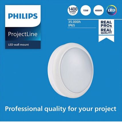 Philips - Aplique LED PROJECTLINE LED/15W/230V IP65