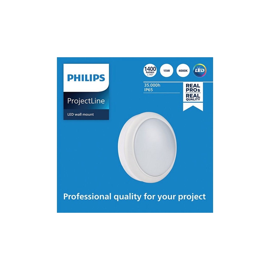 Philips - Aplique LED PROJECTLINE LED/15W/230V IP65