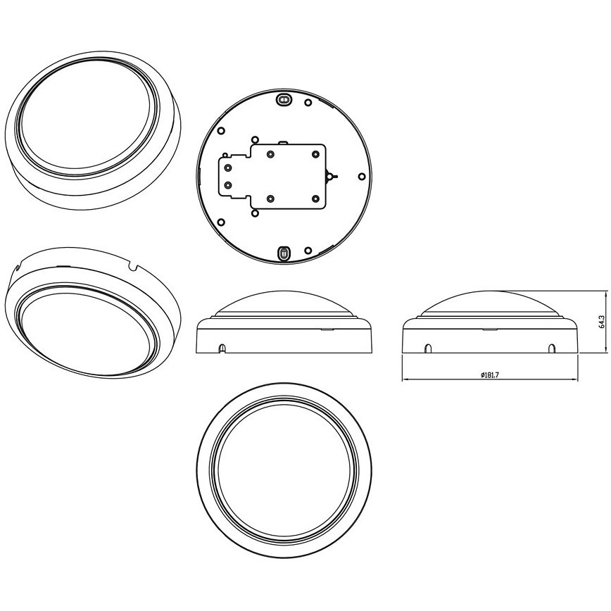 Philips - Aplique LED PROJECTLINE LED/15W/230V IP65