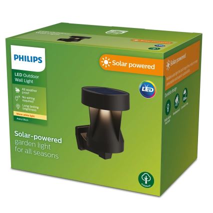 Philips - Aplique LED solar AVERY LED/1,8W/3,7V 2600 mAh 2700K IP44