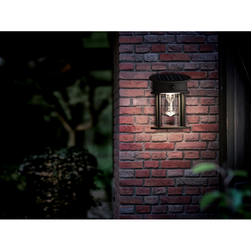 Philips - Aplique LED solar con sensor GERI LED/3,2W/3,7V 2600 mAh 4000K IP44