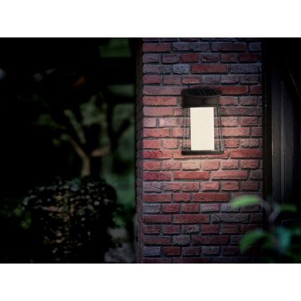 Philips - LED Luz solar de pared con sensor de movimiento y crepuscular JUDA LED/3,2W/3,7V 2600 mAh 4000K IP44