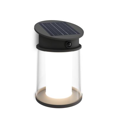 Philips - LED Luz solar de pared con sensor de movimiento y crepuscular JUDA LED/3,2W/3,7V 2600 mAh 4000K IP44