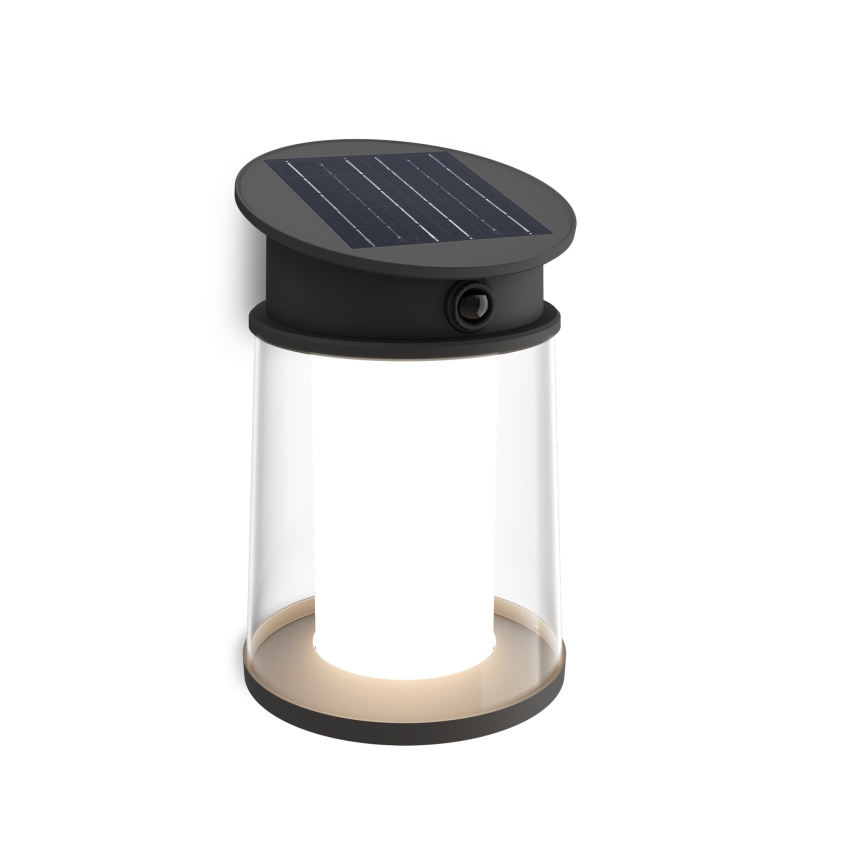 Philips - LED Luz solar de pared con sensor de movimiento y crepuscular JUDA LED/3,2W/3,7V 2600 mAh 4000K IP44