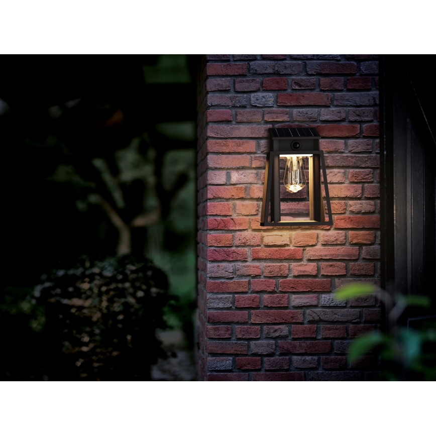 Philips - LED Luz solar de pared con sensor de movimiento y crepuscular LYSIN LED/3,2W/3,7V 2600 mAh 2700K IP44