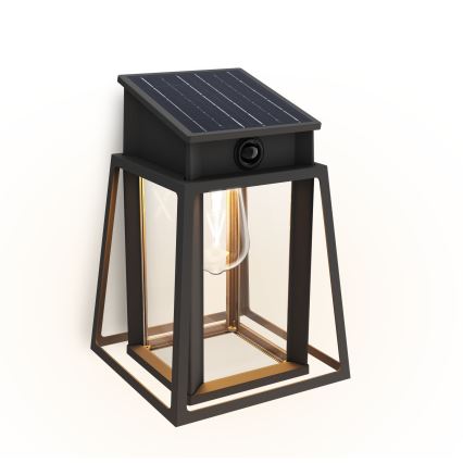 Philips - LED Luz solar de pared con sensor de movimiento y crepuscular LYSIN LED/3,2W/3,7V 2600 mAh 2700K IP44
