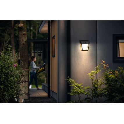 Philips - LED Luz solar de pared con sensor de movimiento y crepuscular NISSA LED/1,8W/3,7V 2600 mAh 3000K IP44
