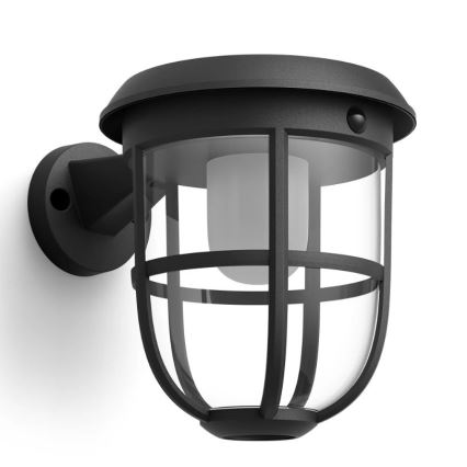 Philips - LED Luz solar de pared con sensor de movimiento y crepuscular RADII LED/1,3W/3,7V 2000 mAh 3000K IP44