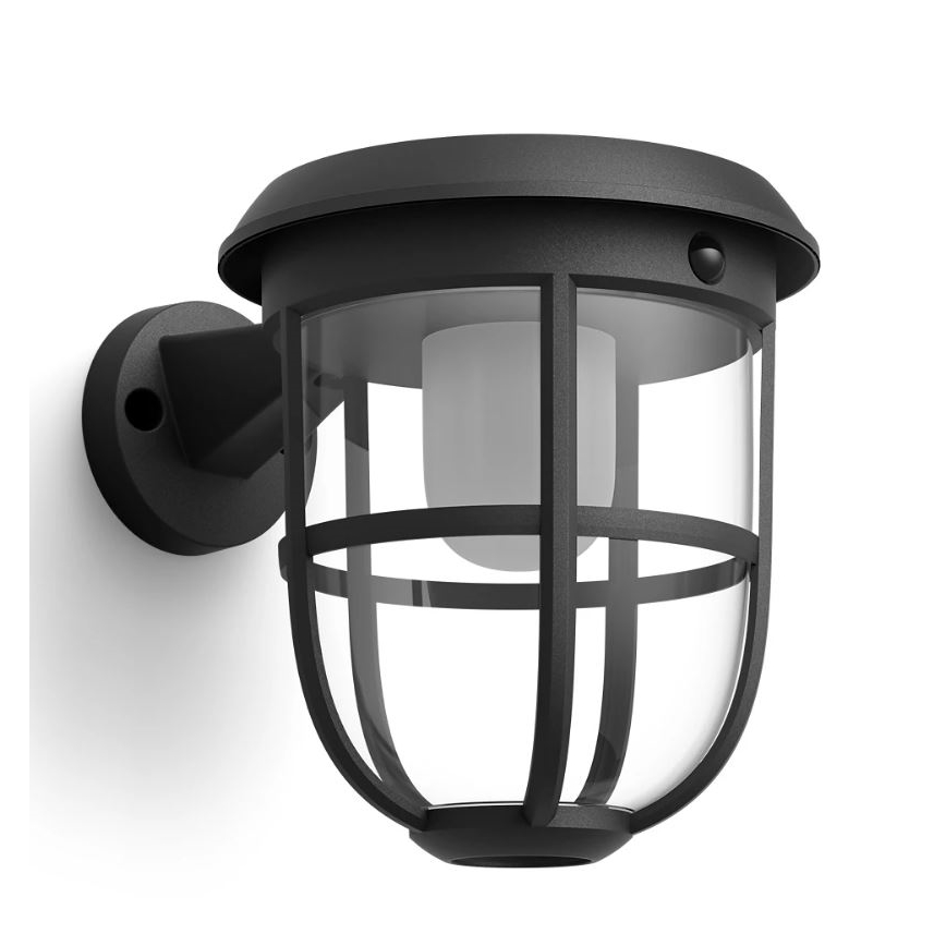 Philips - LED Luz solar de pared con sensor de movimiento y crepuscular RADII LED/1,3W/3,7V 2000 mAh 3000K IP44