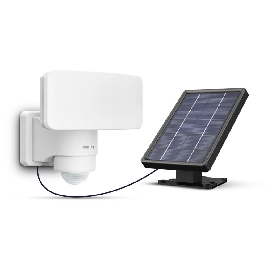 Philips - Aplique LED solar con sensor TYLUS LED/6W/3,7V 2600 mAh 5000K IP44