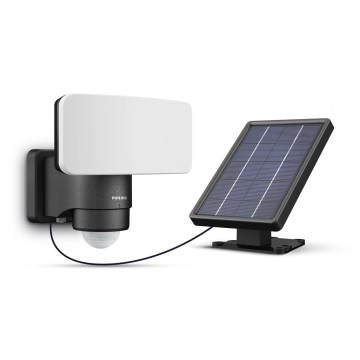 Philips - Aplique LED solar con sensor TYLUS LED/6W/3,7V 2600 mAh 5000K IP44