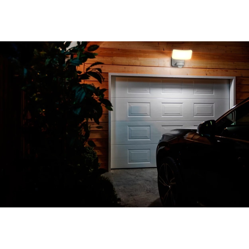 Philips - LED Luz solar de pared con sensor de movimiento y crepuscular TYLUS LED/6W/3,7V 2600 mAh 3000K IP44