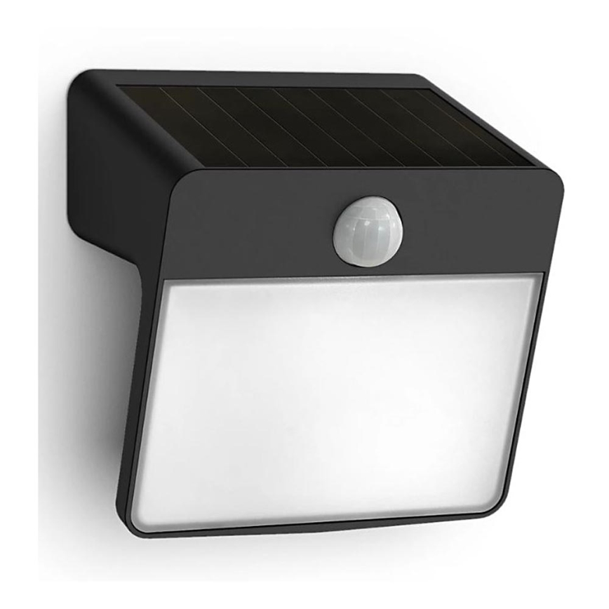 Philips - Aplique LED solar con sensor YARIXA LED/2,2W/3,7V 600 mAh IP44