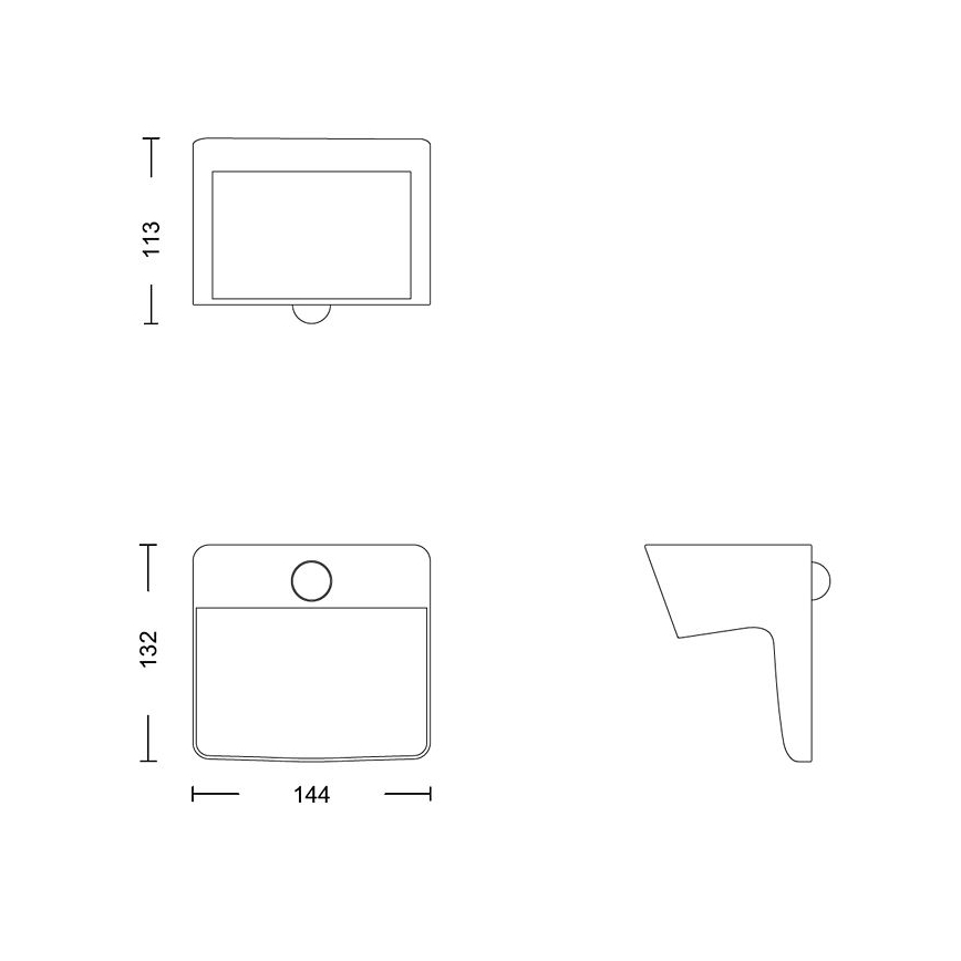 Philips - LED Luz solar de pared con sensor de movimiento y crepuscular YARIXA LED/2,2W/3,7V 600 mAh IP44