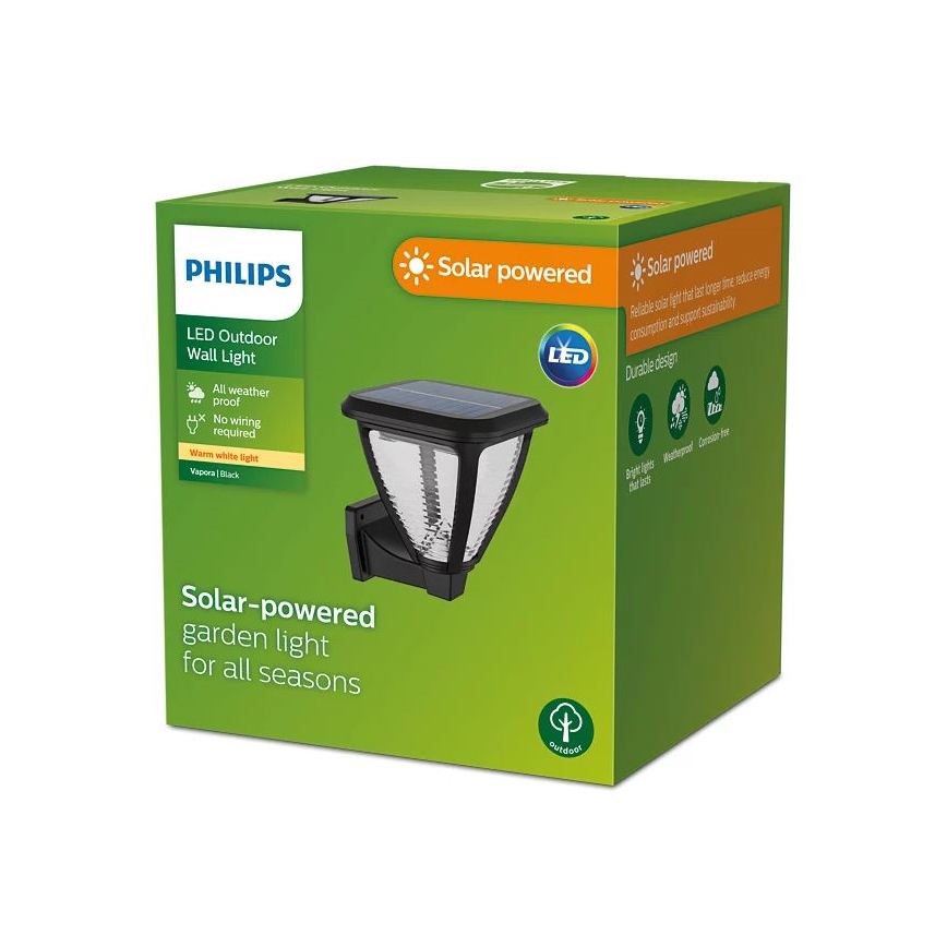 Philips - Aplique LED solar VAPORA LED/1,5W/3,7V 1500 mAh IP44