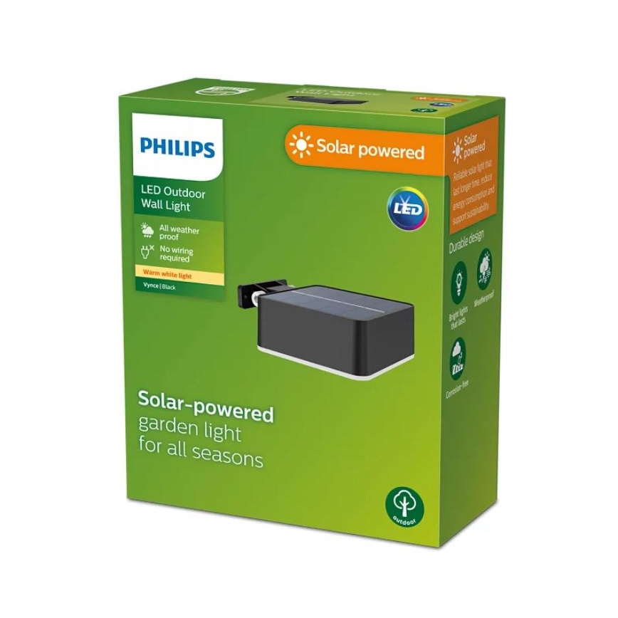 Philips - Aplique LED solar VYNCE LED/1,5W/3,7V 1500 mAh IP44