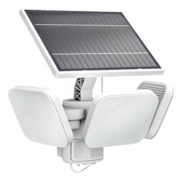 Philips - Aplique solar LED de pared con sensor ZYREN LED/24,5W/3,7V 2600 mAh 3000K IP65 blanco